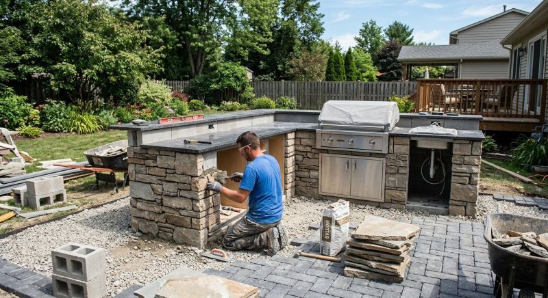 Outdoor Kitchen Renovation in Pearland, TX