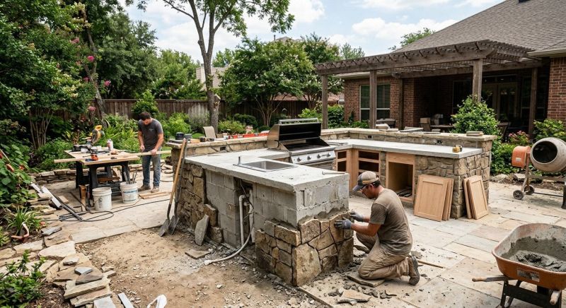 Outdoor Kitchen Construction in Charleston, SC