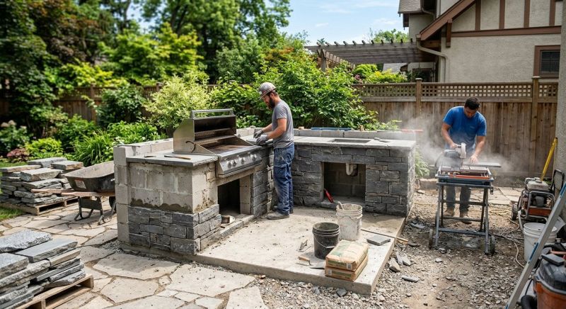 Outdoor Kitchen Construction in Alpharetta, GA