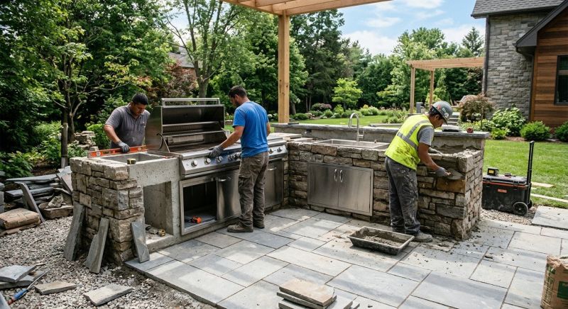 Outdoor Kitchen Remodeling in Conroe, TX