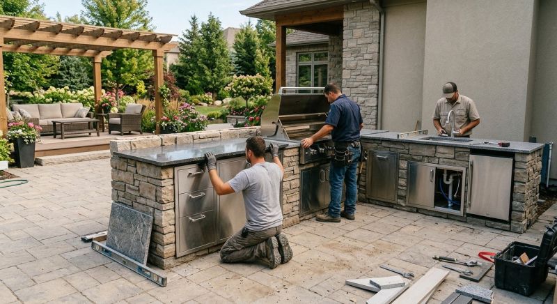 Outdoor Kitchen Renovation in Houston, TX