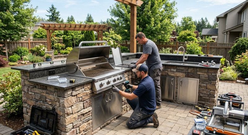Outdoor Kitchen Renovation in Houston, TX